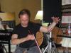 John playing the saw